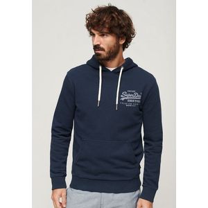 Superdry Classic Vl Heritage Chest Capuchon Blauw 2XL Man