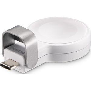 Hama Apple Watch oplader voor draadloos opl., USB-C-oplaadstation magnetisch, wt