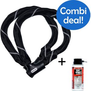 Combi Deal! - Maxxsloten Bundel - 2x Maxx-Locks ART 2 85cm Fietsslot + Slotspray Simson 100ml