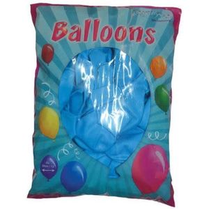 Ballonnen blauw 100 stuks