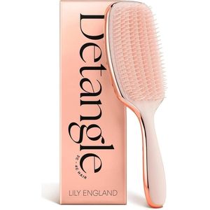 Detangler Borstel - Pijnvrij voor Krullend Haar - Roze Goud