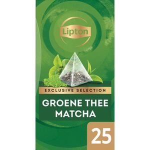 Thee lipton exclusive groene thee matcha 25x2gr | Pak a 25 stuk | 6 stuks