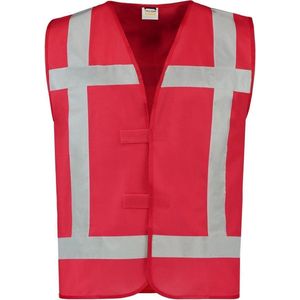 Tricorp Vest Reflectie - Workwear - 453004 - Rood - maat XL