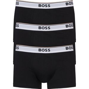 HUGO BOSS Power trunks (3-pack) - heren boxers kort - rood - blauw - zwart - Maat: M