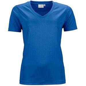James and Nicholson Dames/dames Actief V Hals T-Shirt (Koningsblauw)