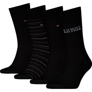 Tommy Hilfiger - Geschenkdoos met Klassieke Sokken voor Heren - 4 pack - Maat 43-46