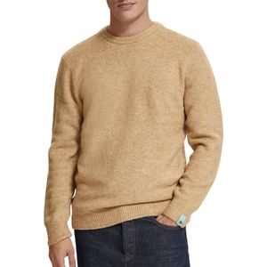 Scotch and Soda - Softy Sweater Beige - Heren - Maat M - Regular-fit