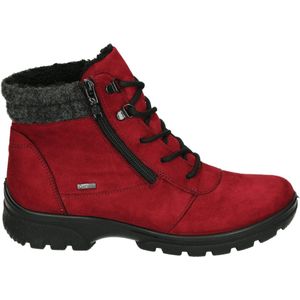 Ara 1249309 - VeterlaarzenHoge sneakersDames sneakersDames veterschoenenHalf-hoge schoenen - Kleur: Rood - Maat: 39