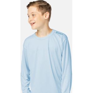 Skinshield - FACTOR 50+ UV-zonbeschermend kinderen - unisex - performance T-shirt - lange mouwen - Arctic Blue - Lichtblauw - 164