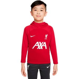 NIKE Liverpool FC Dri Fit Academy Pro 22/23 Hoodie Junior - Gym Red / White - 7/8 Years