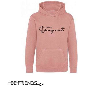 Be Friends Hoodie - Grote deugeniet - Vrouwen - Roos - Maat XL