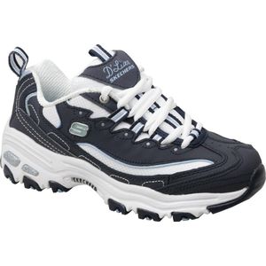 Skechers D'Lites-Biggest Fan Sneakers Vrouwen - Navy White- 37