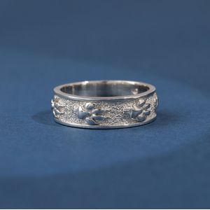 Wolfspoot ring 925 Zilver