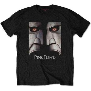 Pink Floyd - Metal Heads Close-Up Heren T-shirt - S - Zwart