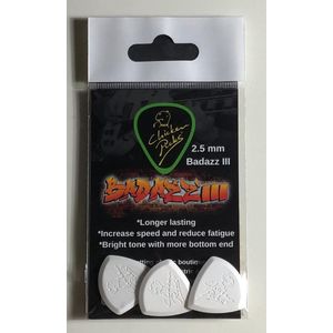 ChickenPicks Badazz III plectrum 2.5 mm 3-Pack