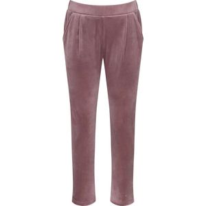 Triumph Cozy Comfort Velour Trousers Dames Loungewearbroek - Bruin - Maat 48