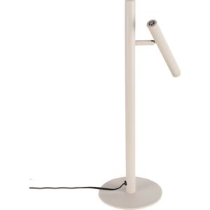 Zandkleurige tafellamp Luogo | 1 lichts | zand / beige / creme | metaal | 51 cm | tafellamp | dimbaar | modern design | Freelight