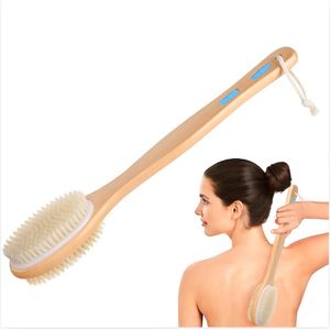 Badborstel - Dry brush - Rug Scrubber - Lichaamsborstel - Rugborstel douche - Huidborstel - doucheborstel - bad- & doucheaccessoires - Badborstel - Doucheborstel rugborstel - Massage