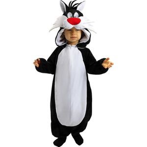 FUNIDELIA Sylvester kostuum voor baby - 0-6 mnd (50-68 cm) - Zwart