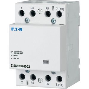 Eaton Z-SCH230/40-22 Installatiezekeringautomaat Nominale spanning: 230 V, 240 V Schakelstroom (max.): 40 A 2x NO, 2x N