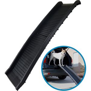 Topmast Loopplank - Opvouwbaar - Voor Hond en Auto - Hondenloopplank - Voor Volwassen Honden en Puppy's