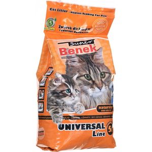 SUPER BENEK UNIVERSAL Kattenbakvulling Bentoniet grit Natuurlijk 5 l