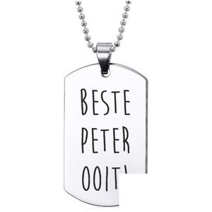 Ketting RVS - Beste Peter Ooit