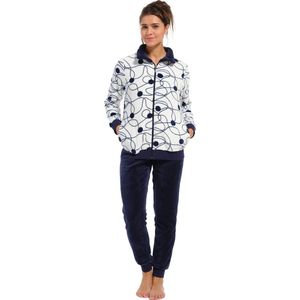 Rebelle dames huispak - Fleece - Connected Dots - 42 - Blauw