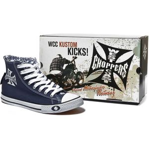 West Coast Choppers Hi Warrior Schoenen Blauw EU 41 Man