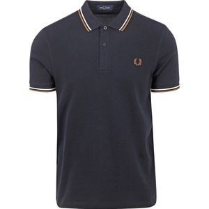 Fred Perry - Polo M3600 Navy U86 - Slim-fit - Heren Poloshirt Maat 3XL