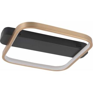 Plafondlamp Ascona zwart / goud