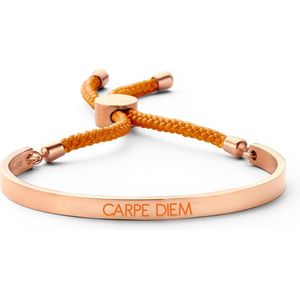 Key Moments 8KM BC0040 Open Bangle 5mm Capre Diem - Cadeau - Koningsdag - Oranje