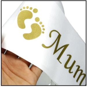 Mummy To Be | Aankomende Moeder | Sjerp | Baby Shower | Kraamfeest | Wit/Goud