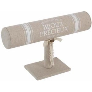 Luxe Stoffen sieraden standaard / display - 5 cm diameter - Horloges en armbanden sieraden houder