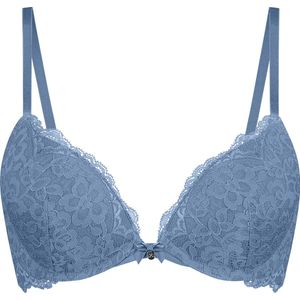 Hunkemöller Voorgevormde push-up beugel bh Marine Blauw C75