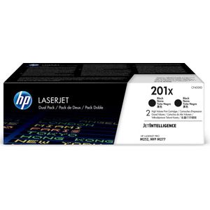 HP 201X Toner cartridge / Zwart / Dual Pack