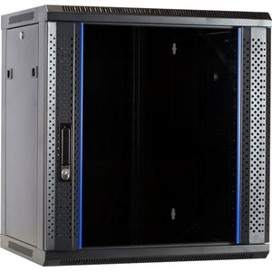 DSIT 12U wandkast / serverbehuizing met glazen deur 600x450x635mm (BxDxH) - 19 inch