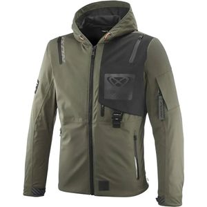 Motorjas IXON M-Quarter groen / zwart maat XL