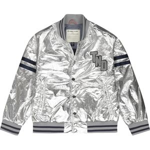 Tumble & Dry zomer zomerjas meisjes - zilver metallic - Marais