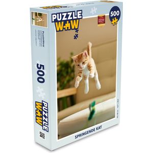 Puzzel Kat - Spring - Speelgoed - Legpuzzel - Puzzel 500 stukjes
