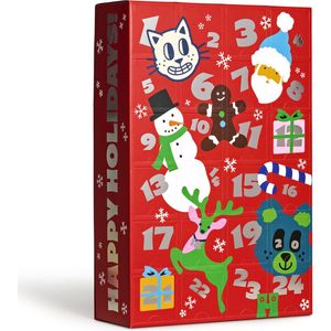 Happy Socks - 24-Pack Advent Calendar Socks Gift Set mt 36-40