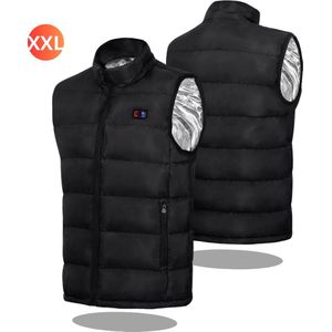 Actania Elektrische Bodywarmer - Heated Vest - Verwarmde Bodywarmer - Jas - Oplaadbaar - Maat XXL - Zwart - Heren Model