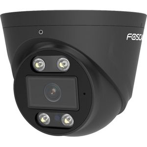 Foscam T8EP Beveiligingscamera - UHD - PoE IP camera - Geluid en lichtalarm - Zwart
