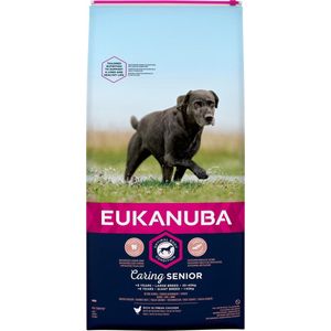 Eukanuba Caring Senior Large Breed Kip - Hondenvoer - 15 kg
