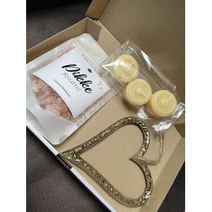 Geschenk set - Relax pakket - Troost - Rouw - Hart onder de riem - Valentijnsdag - Valentijn - Liefs - Dikke knuffel - Super Mama - Moederdag - Vriendschap - Brievenbus pakket - Kus door de brievenbus - Brievenbuskado - Rouwen - Condoleance - Kusje