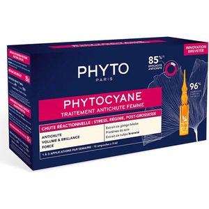 Anti-Hair Loss Ampoulles Phyto Paris Phytocyane Reactionelle 12 x 5 ml