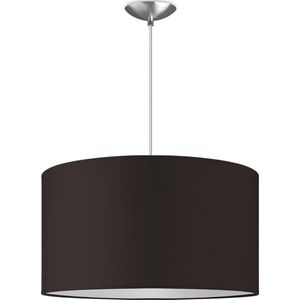 Home Sweet Home hanglamp Bling - verlichtingspendel Basic inclusief lampenkap - lampenkap 45/45/23cm - pendel lengte 100 cm - geschikt voor E27 LED lamp - chocolade