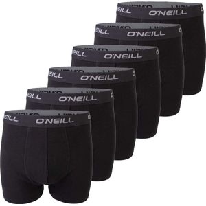 O'Neill Heren Boxershorts Plain 6 Pack 6 Pack Veelkleurig XXL