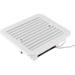 12V Uitlaat Ventilator Zijventilatie Ventilator Uitlaat Ventilator voor Boot Marine Yacht - Wit .