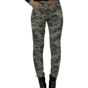 Dilena fashion Camouflage Jeans